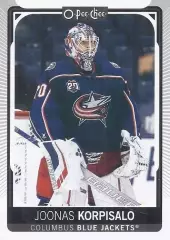Хоккей; Карточка Joonas Korpisalo/Йоонас Корписало Columbus Blue Jackets НХЛ/NHL