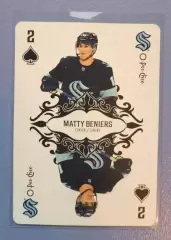 Хоккей Карточка Matty Beniers/Мэтти Бенирс (Seattle Kraken/Сиэтл Кракен) НХЛ/NHL