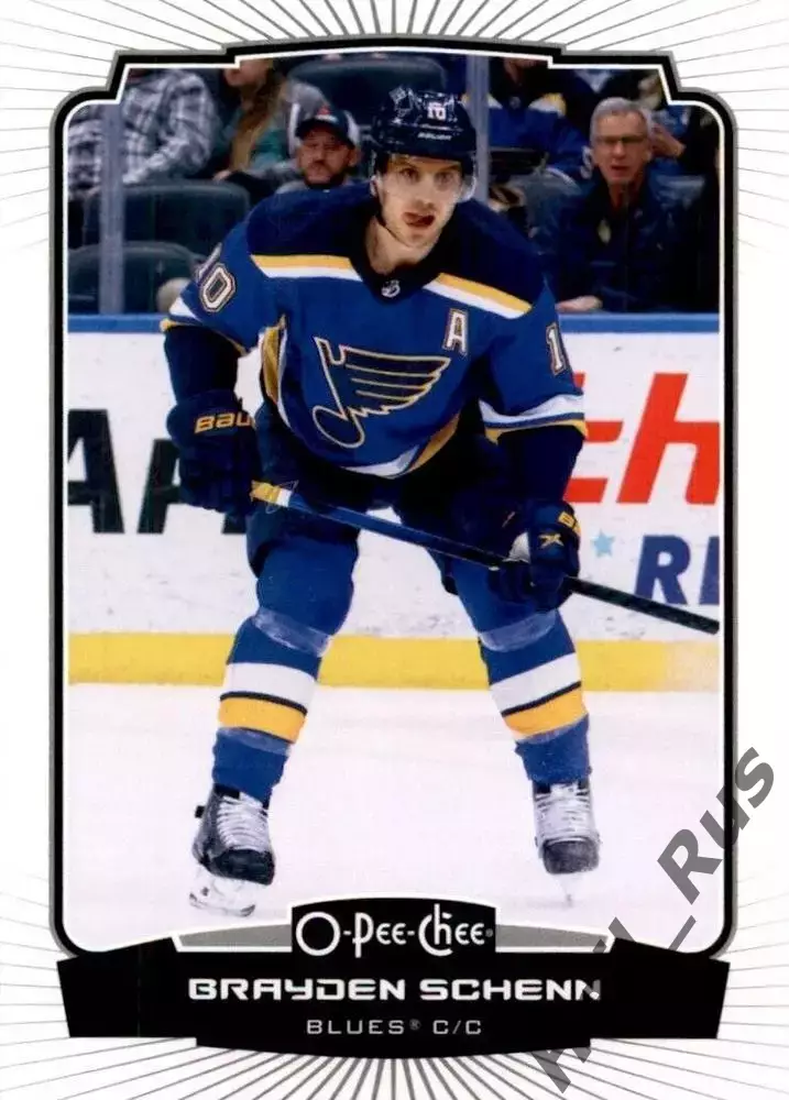 Карточка Brayden Schenn/Брэйден Шенн (St. Louis Blues/Сент-Луис Блюз) НХЛ/NHL