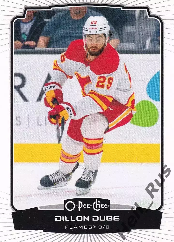 Карточка Dube/Диллон Дюбе Calgary Flames/Калгари Флэймз Динамо Минск НХЛ/NHL/КХЛ
