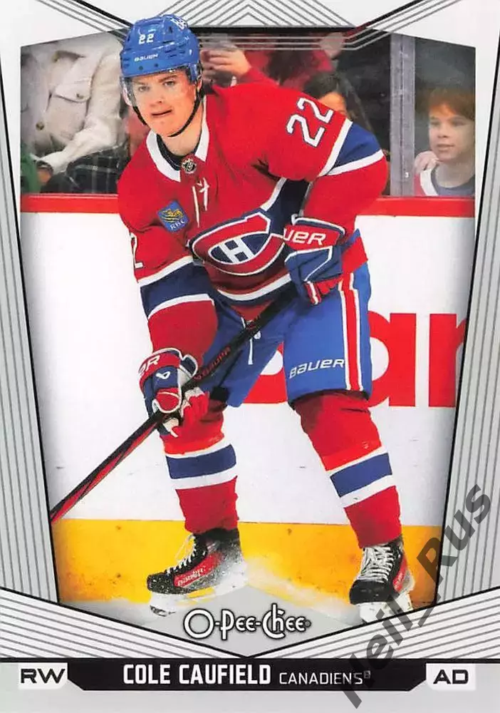 Карточка Cole Caufield/Коул Кофилд Montreal Canadiens/Монреаль Канадиенс НХЛ/NHL