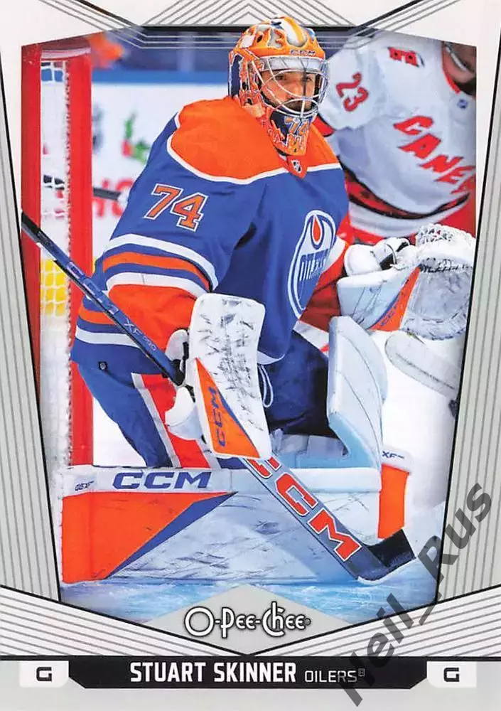 Карточка Stuart Skinner/Стюарт Скиннер (Edmonton Oilers/Эдмонтон Ойлерз) НХЛ/NHL