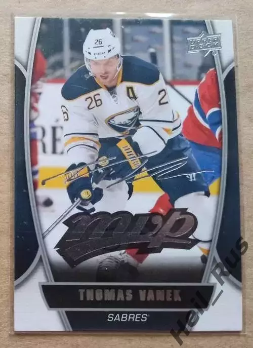 Хоккей Карточка Thomas Vanek/Томас Ванек Buffalo Sabres/Баффало Сейбрз НХЛ/NHL