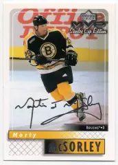 Карточка Marty McSorley/Марти Максорли (Boston Bruins/Бостон Брюинз) НХЛ/NHL