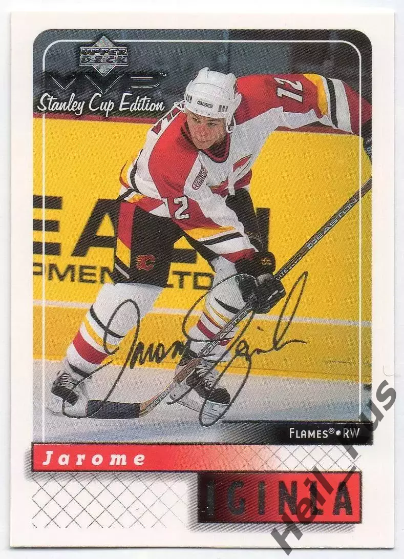 Карточка Jarome Iginla/Джером Игинла (Calgary Flames/Калгари Флэймз) НХЛ/NHL