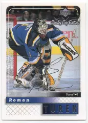 Хоккей Карточка Roman Turek/Роман Турек (St. Louis Blues/Сент-Луис Блюз) НХЛ/NHL