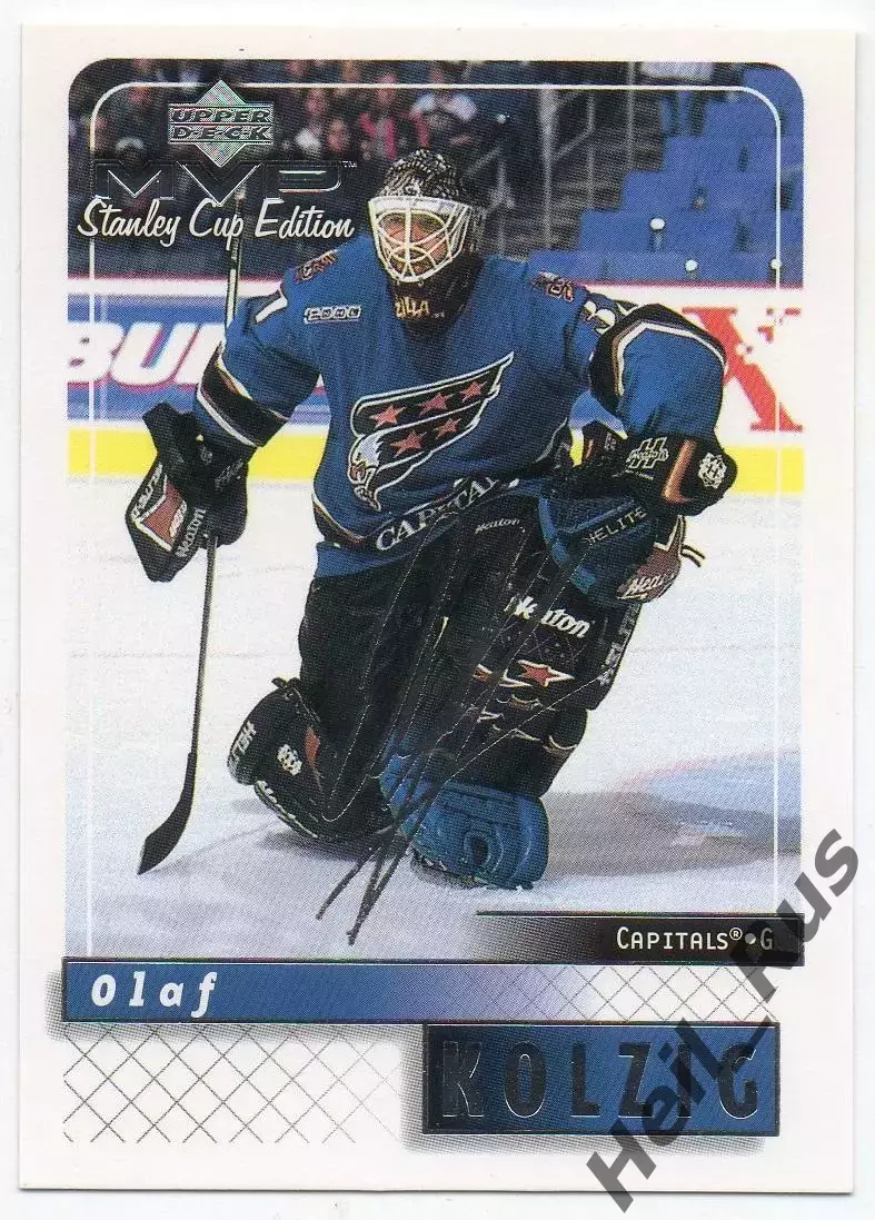 Карточка Olaf Kolzig/Олаф Колциг Washington Capitals/Вашингтон Кэпиталз НХЛ/NHL