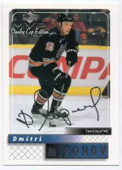 Карточка Дмитрий Миронов Вашингтон Кэпиталз, Крылья Советов/ЦСКА Москва НХЛ/NHL