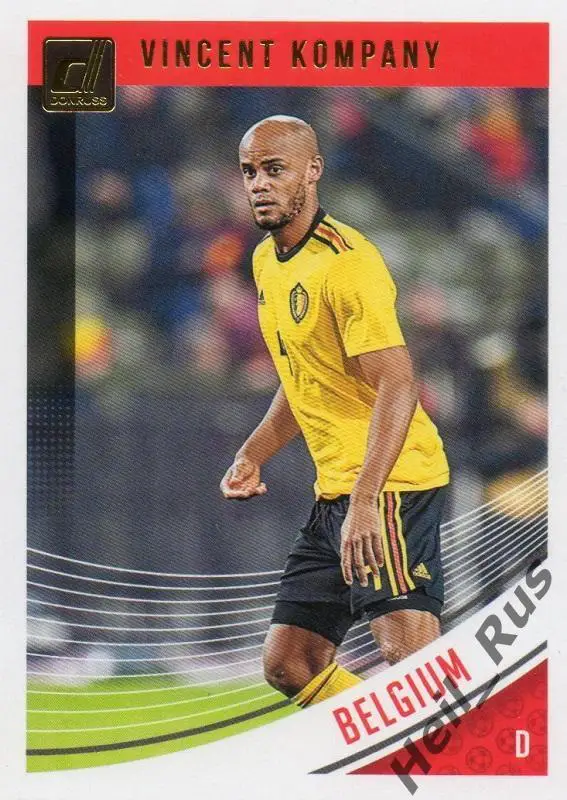 Футбол. Карточка Венсан Компани (Бельгия, Манчестер Сити) Panini/Панини 2018-19