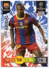 Футбол Карточка Eric Abidal/Эрик Абидаль Барселона Panini Лига Чемпионов 2010-11