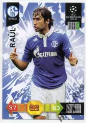 Футбол Карточка Raul/Рауль Гонсалес Шальке 04/Реал Мадрид Лига Чемпионов 2010-11