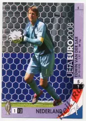 Футбол Карточка Эдвин ван дер Сар (Нидерланды, Манчестер Юнайтед) Euro/Евро 2008