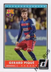 Футбол. Карточка Жерар Пике (Барселона, Манчестер Юнайтед) Panini/Панини 2015