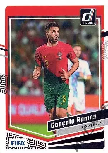 Футбол. Карточка Гонсалу Рамуш (Португалия, Бенфика, Пари Сен-Жермен/ПСЖ) Panini