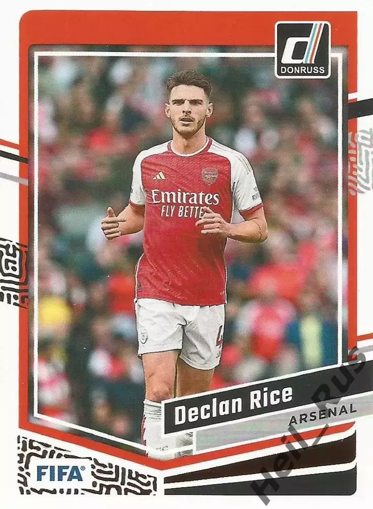 Футбол Карточка Declan Rice/Деклан Райс Арсенал, Вест Хэм Юнайтед Panini 2023-24
