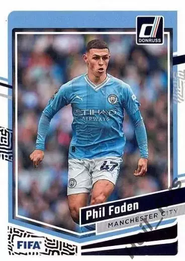Футбол Карточка Phil Foden/Фил Фоден Манчестер Сити/Англия Panini/Панини 2023/24