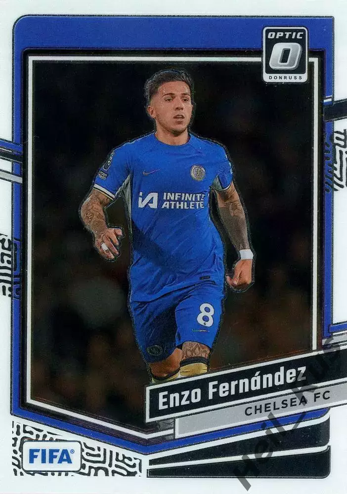 Футбол. Карточка Энцо Фернандес (Челси, Бенфика, Ривер Плейт) Panini 2023-24