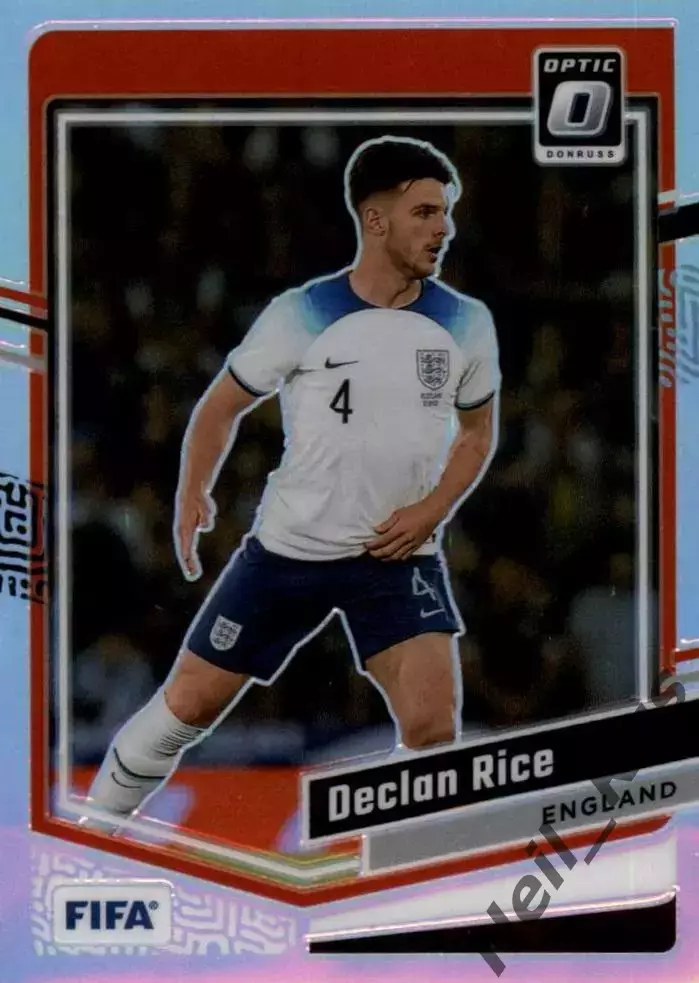 Футбол Карточка Declan Rice/Деклан Райс Англия, Вест Хэм Юнайтед, Арсенал Panini