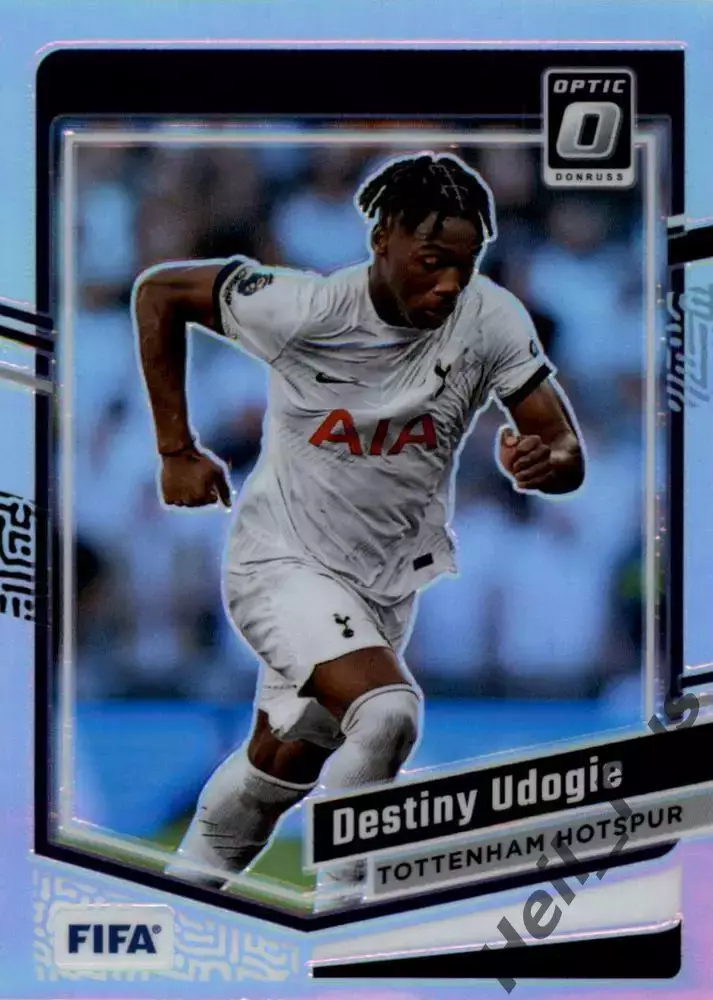 Футбол. Карточка Destiny Udogie/Дестини Удоджи Тоттенхэм Хотспур, Удинезе Panini