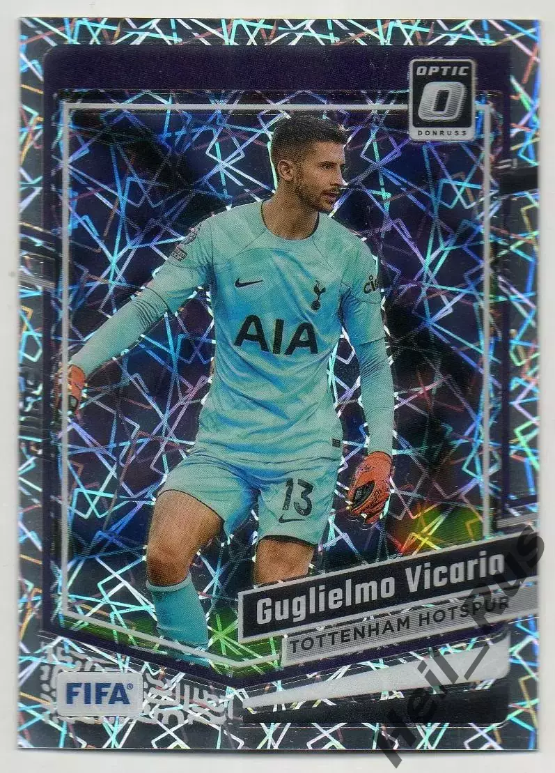 Футбол; Карточка Guglielmo Vicario/Гульельмо Викарио (Тоттенхэм Хотспур) Panini