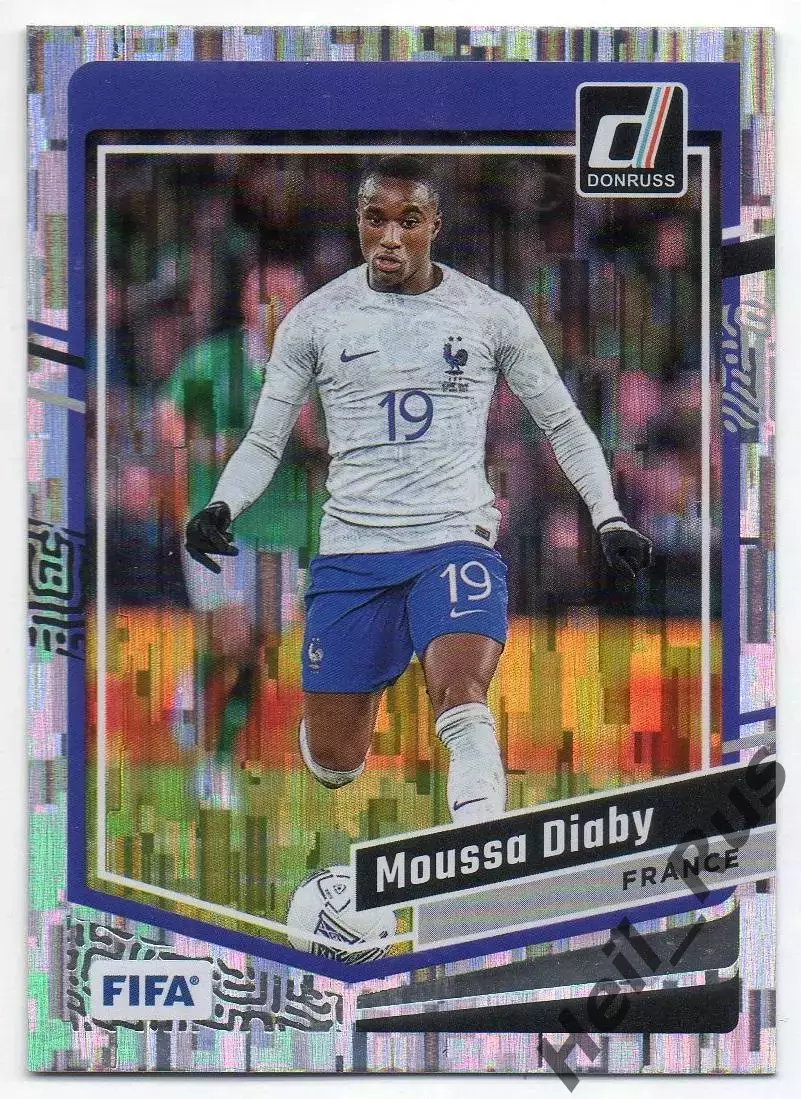 Карточка Moussa Diaby/Мусса Диаби Франция, Байер 04/Астон Вилла/Пари Сен-Жермен