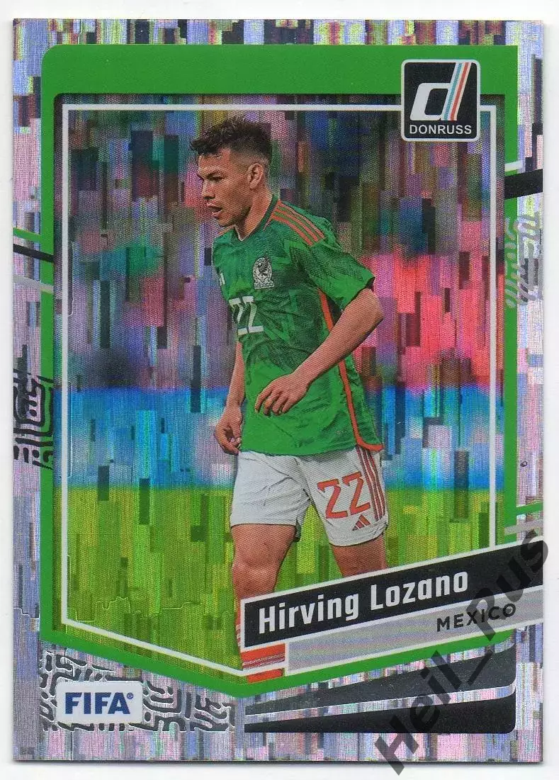 Футбол Карточка Hirving Lozano/Ирвинг Лосано Мексика, Наполи, ПСВ Panini 2023-24