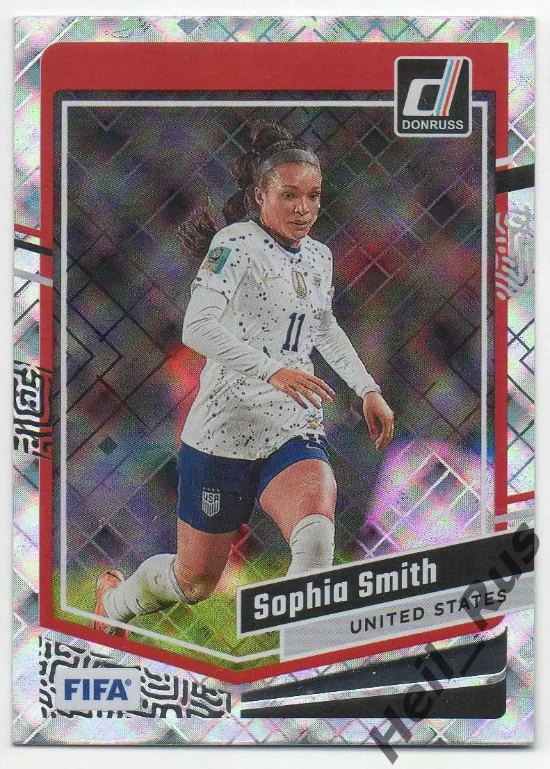 Футбол. Карточка Sophia Smith/София Смит (USA/США) Panini/Панини 2023/24 Donruss