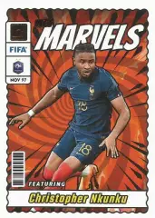 Карточка Кристофер Нкунку Франция, Челси/Пари Сен-Жермен/Милан/РБ Лейпциг Panini