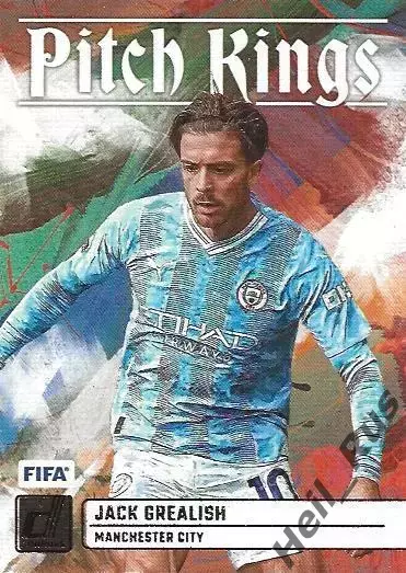 Футбол. Карточка Джек Грилиш Манчестер Сити, Астон Вилла, Эвертон Panini 2023-24