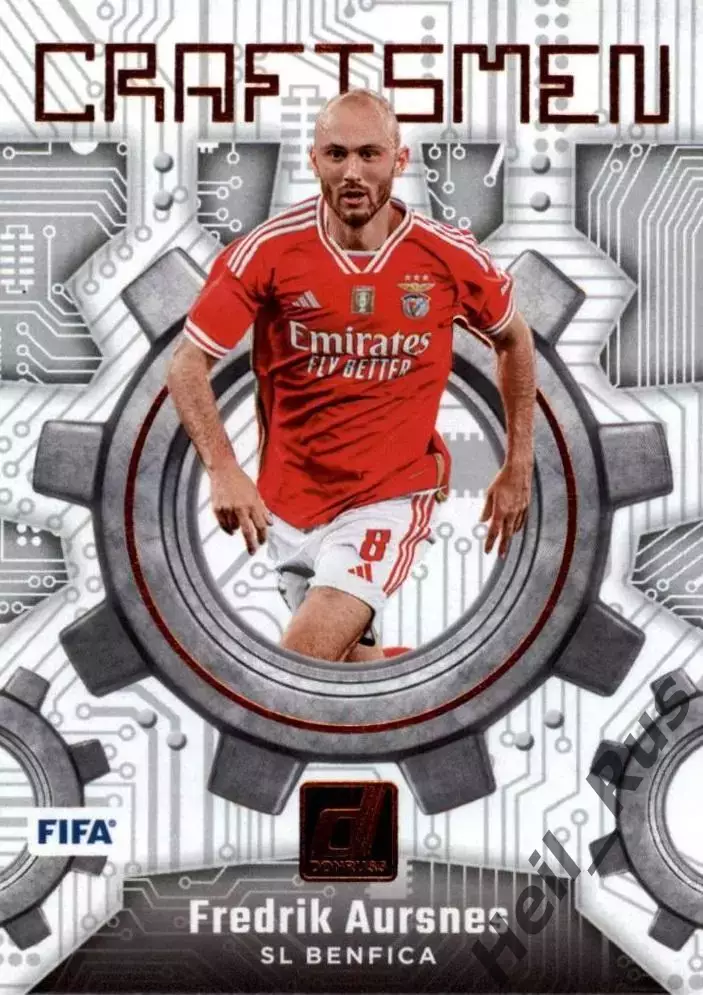 Футбол Карточка Fredrik Aursnes/Фредрик Эурснес Бенфика, Фейеноорд, Молде Panini