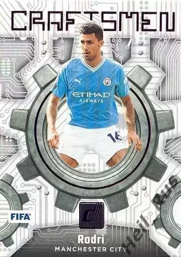 Футбол. Карточка Rodri/Родри Манчестер Сити, Атлетико Мадрид, Вильярреал Panini