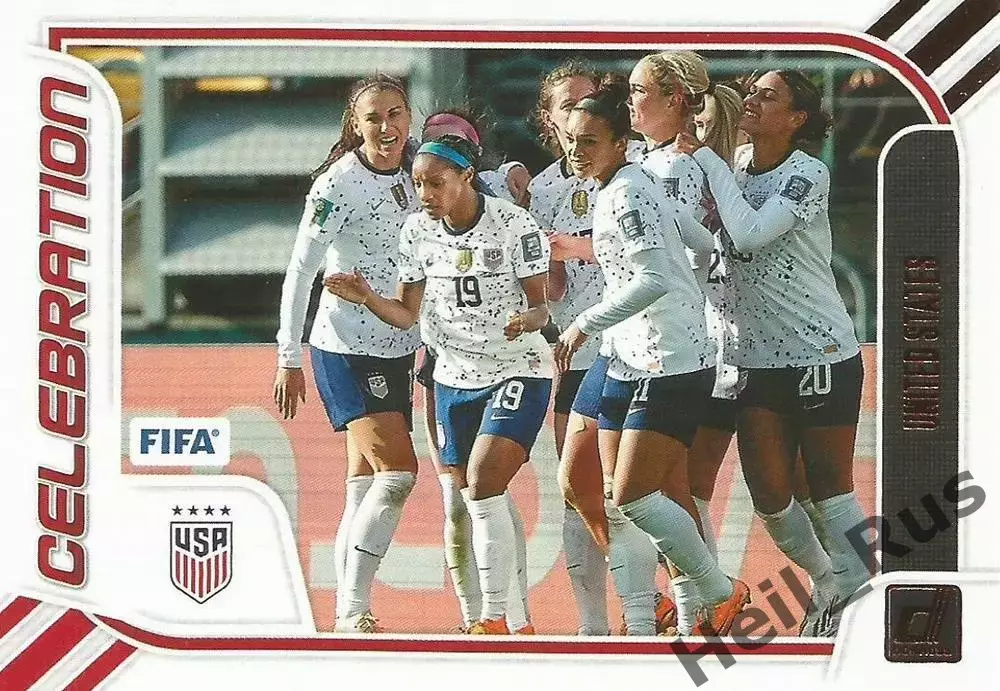 Футбол. Карточка Crystal Dunn/Кристал Данн USA/США Panini/Панини 2023/24 Donruss