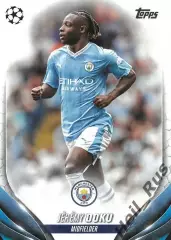 Футбол. Карточка Jeremy Doku/Жереми Доку (Манчестер Сити) Лига Чемпионов 2023-24