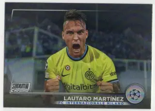Футбол; Карточка Lautaro Martinez/Лаутаро Мартинес Интер Лига Чемпионов 2022-23