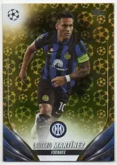 Футбол. Карточка Lautaro Martinez/Лаутаро Мартинес Интер Лига Чемпионов 2023/24