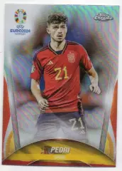 Футбол. Карточка Pedri/Педри Испания, Барселона/Лас-Пальмас Euro/Евро 2024 TOPPS