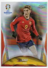 Футбол. Карточка Gavi/Гави Испания, FC Barcelona/Барселона Euro/Евро 2024 TOPPS