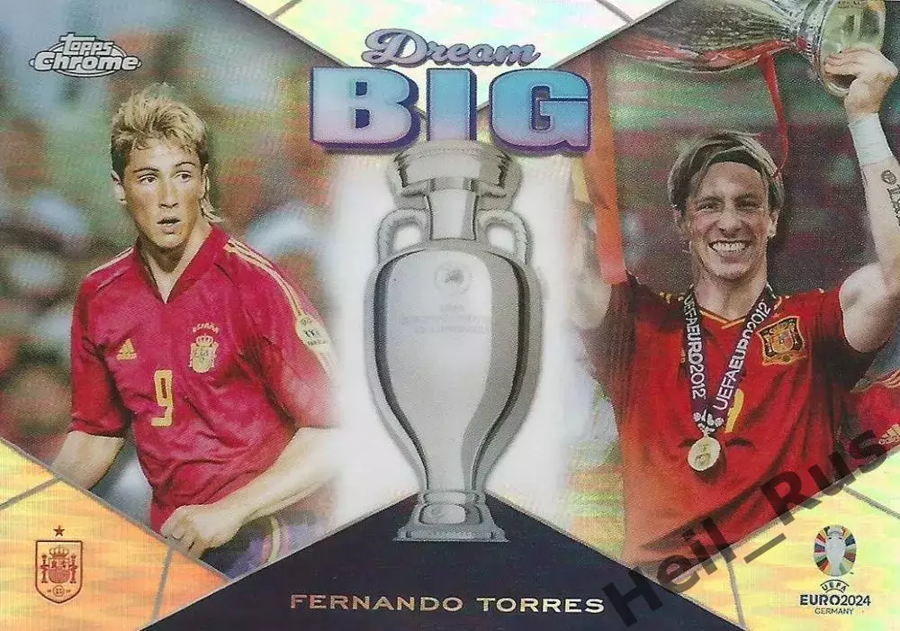 Карточка Фернандо Торрес Испания, Атлетико Мадрид/Ливерпуль/Челси Euro/Евро 2024