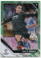 Футбол Карточка Пауло Дибала Ювентус, Палермо, Рома Лига Чемпионов 2021-22 TOPPS
