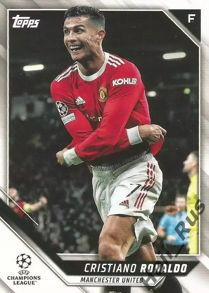 Карточка Криштиану Роналду Манчестер Юнайтед, Реал Мадрид Лига Чемпионов 2021-22