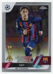 Футбол. Карточка Gavi/Гави FC Barcelona/Барселона Лига Чемпионов 2022-23 TOPPS