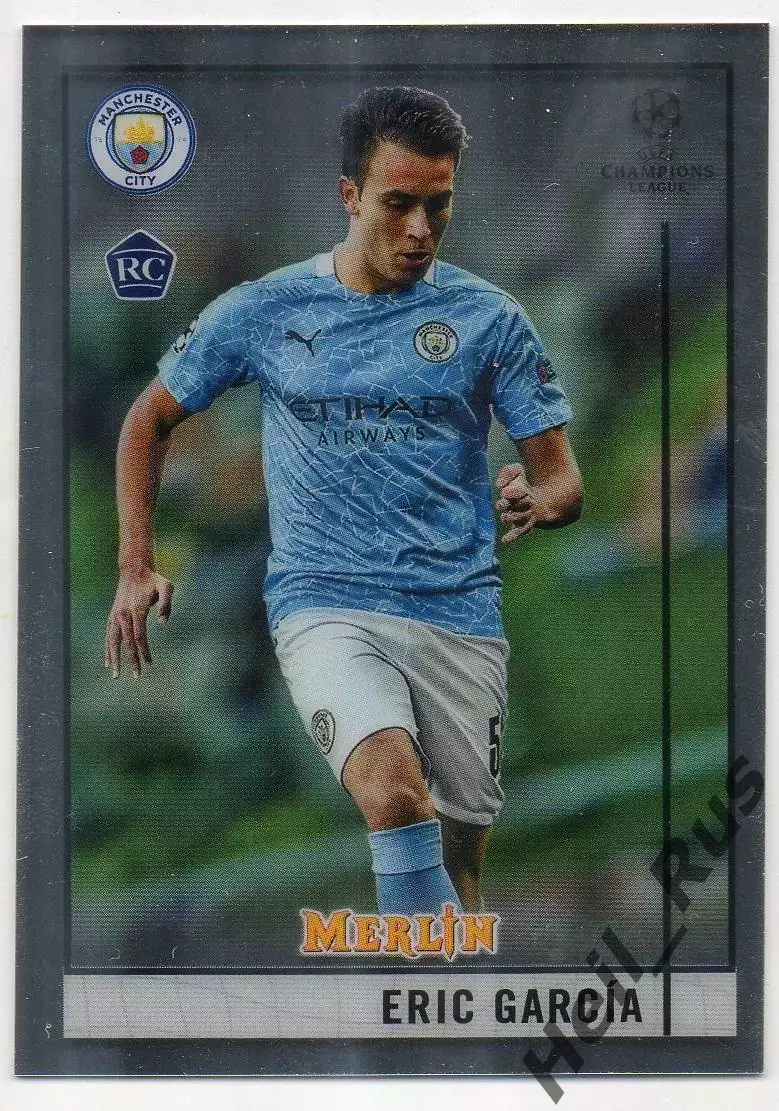 Карточка Эрик Гарсия (Манчестер Сити, Барселона, Жирона) Лига Чемпионов 2020-21