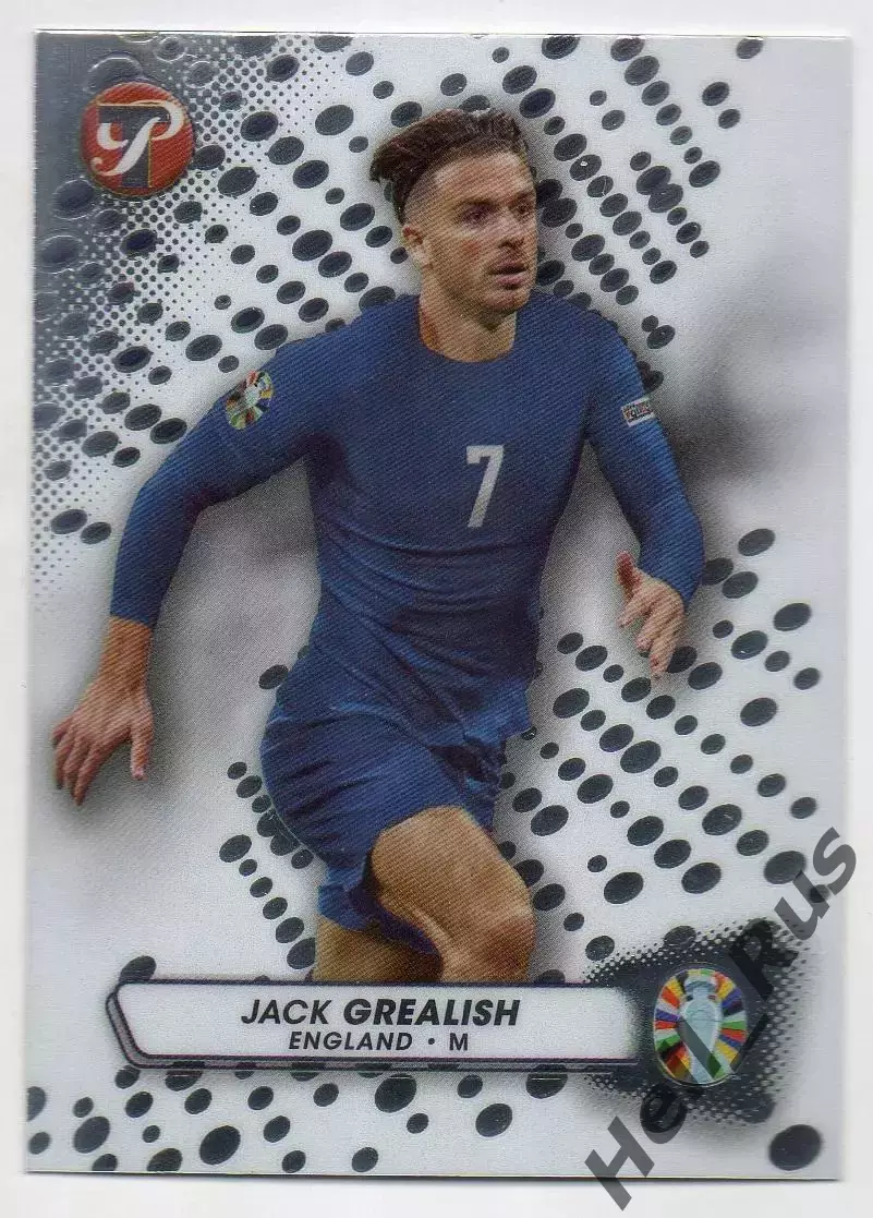 Карточка Джек Грилиш (Англия, Манчестер Сити/Астон Вилла/Эвертон) Euro/Евро 2024