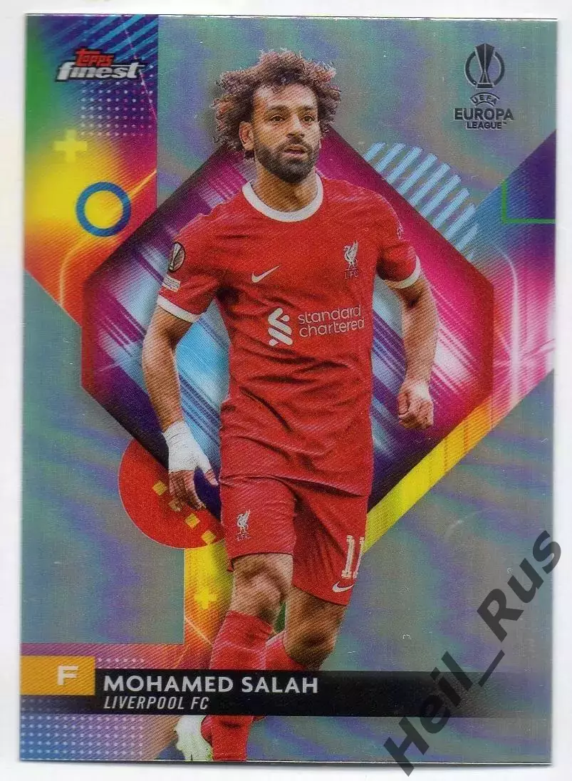 Футбол. Карточка Мохамед Салах Ливерпуль, Челси, Рома Лига Европы 2023-24 TOPPS