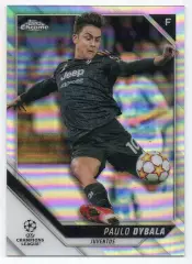 Футбол Карточка Пауло Дибала Ювентус, Рома, Палермо Лига Чемпионов 2021-22 TOPPS