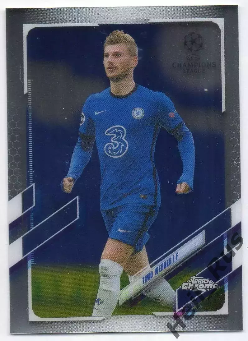 Карточка Тимо Вернер Челси, РБ Лейпциг, Тоттенхэм Хотспур Лига Чемпионов 2020-21