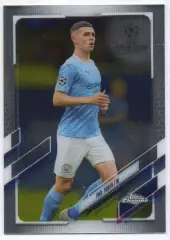 Футбол Карточка Phil Foden/Фил Фоден Манчестер Сити Лига Чемпионов 2020-21 TOPPS