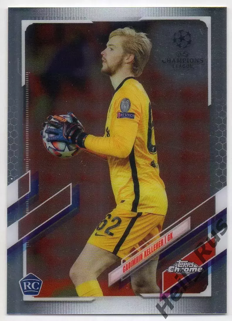 Карточка Kelleher/Куивин Келлехер (Ливерпуль, Брентфорд) Лига Чемпионов 2020-21