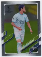 Карточка Хироки Сакаи Олимпик Марсель, Ганновер 96 Лига Чемпионов 2020-21 TOPPS