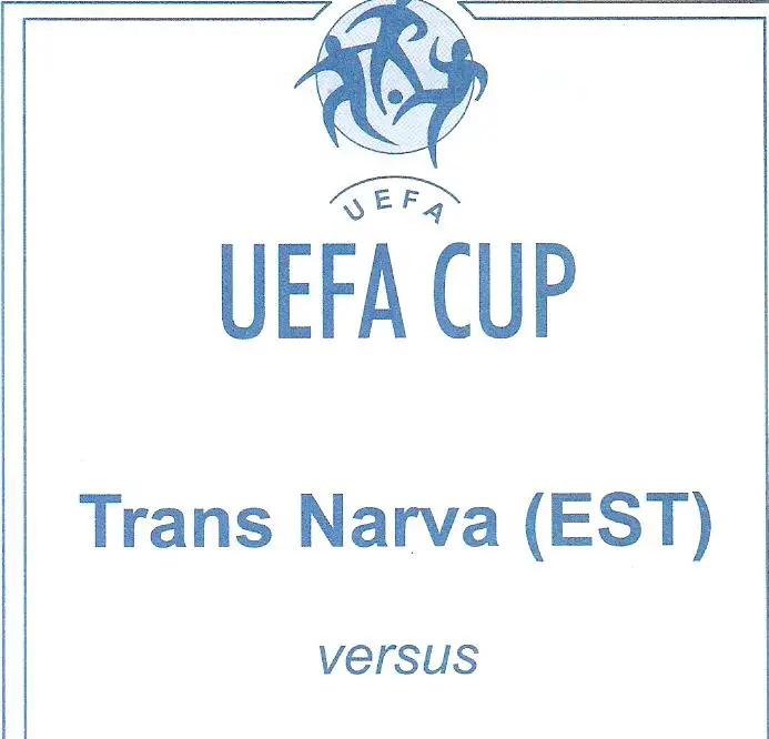 Транс Нарва (Эстония) - Элсборг (Швеция) - 2001-02 с выездным билетом